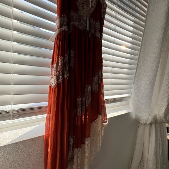 Anthropologie Sleeveless Boho Asymmetrical Gown NWT - Picture 3 of 5